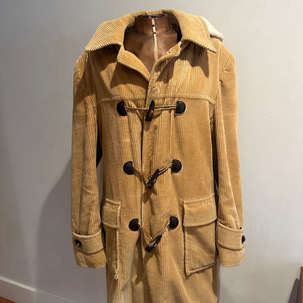 1970's Croyden Corduroy Hooded Jacket Size M